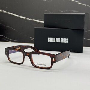 NEW CUTLER AND GROSS CG1325 003 EYEGLASSES HAVANA MEN EYEWEAR